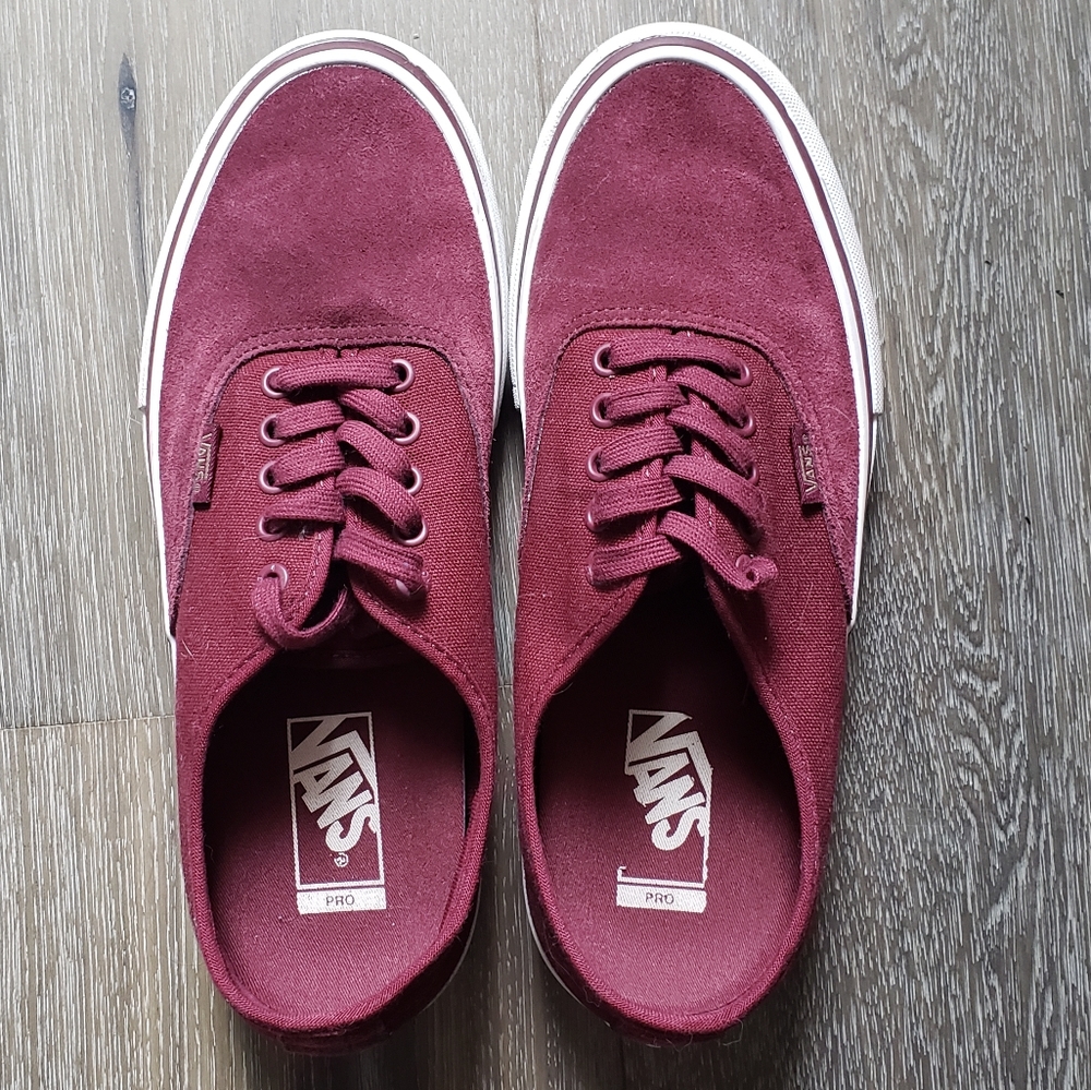 Vans, pro, burgundy